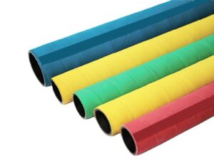 colourful fabric cover air rubber hose